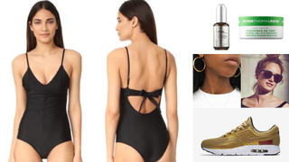 Shit I Bought: Gilded Kicks, a Stylish Swimsuit, and Eye Gel for Soothing Your Trump Anxiety